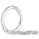 A.JAFFE Art Deco Collection 18 Karat Diamond Wedding Ring MRS408 / 18
