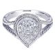 Gabriel Fashion 14 Karat Hampton Diamond Ladies' Ring LR6192W44JJ