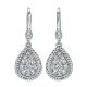 Gabriel Fashion 14 Karat Hampton Diamond Drop Earrings EG11910W44JJ