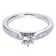 Gabriel 14 Karat Contemporary Engagement Ring ER96352W44JJ