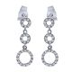 Gabriel Fashion 14 Karat Lusso Diamond Drop Earrings EG9680W45JJ