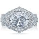 HT2611OV11X9 Platinum Tacori RoyalT Engagement Ring
