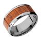Lashbrook 10B17(NS)/HARDWOOD Titanium Wedding Ring or Band