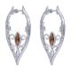 Gabriel Fashion Silver Hoops Hoop Earrings EG12025SVJSQ