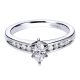 Gabriel 14 Karat Contemporary Engagement Ring ER96353W44JJ