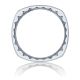 Tacori 136-6WH 18 Karat Sculpted Crescent Wedding Ring