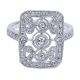 Gabriel Fashion 14 Karat Victorian Ladies' Ring LR4684W44JJ