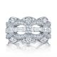 HT2618B12 Platinum Tacori RoyalT Diamond Wedding Ring