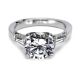 Tacori Platinum Simply Tacori Solitaire Engagement Ring 2575RD9