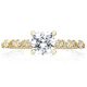 Tacori 201-2RD55Y 18 Karat Sculpted Crescent Engagement Ring