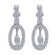 Gabriel Fashion 14 Karat Lusso Diamond Drop Earrings EG9795W45JJ