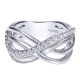 Gabriel Fashion Silver Contemporary Ladies' Ring LR50464SVJWS