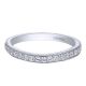 Gabriel 14 Karat Contemporary Wedding Band WB10267W44JJ