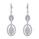 Gabriel Fashion 14 Karat Hampton Diamond Drop Earrings EG11436W45JJ