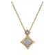 Gabriel Fashion 14 Karat Two-Tone Hampton Diamond Necklace NK1761M44JJ