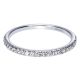 Gabriel 14 Karat Contemporary Wedding Band WB8994W44JJ