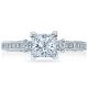 HT2430SM12X Platinum Tacori Classic Crescent Engagement Ring