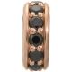 JLo Collection Endless Jewelry Black Dreamy Dot Rose Gold Charm 2600-2