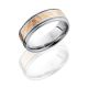 Lashbrook 14KW7.5FGEW2UMIL13/14KR HAMMER-POLISH Precious Metal Wedding Ring or Band