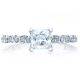 Tacori 201-2PR5 Platinum Sculpted Crescent Engagement Ring