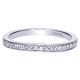 Gabriel 14 Karat Contemporary Wedding Band WB8626W44JJ