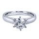 Gabriel Platinum Contemporary Engagement Ring ER8180PTJJJ