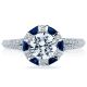 2518RD65 Platinum Simply Tacori Engagement Ring