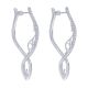 Gabriel Fashion 14 Karat Hoops Hoop Earrings EG12085W45JJ