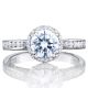 2646-25RDR65 Platinum Tacori Dantela Engagement Ring