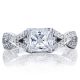 Tacori 2647PR55 18 Karat Ribbon Engagement Ring