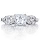 Tacori 2648PR55 18 Karat Ribbon Engagement Ring