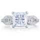 2648PR7 Platinum Tacori Ribbon Engagement Ring