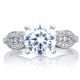 2648RD8 Platinum Tacori Ribbon Engagement Ring