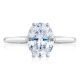 Tacori 2650OV9X7 18 Karat Simply Tacori Engagement Ring