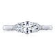 2654MQ10X5 Platinum Simply Tacori Engagement Ring