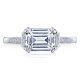 2655EC8X6 Platinum Simply Tacori Engagement Ring