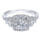 Gabriel 14 Karat Victorian Engagement Ring ER911882R0W44JJ