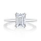 268917EC8X6 Platinum Tacori Dantela Engagement Ring