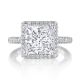 269122PR9 Platinum Tacori Dantela Engagement Ring