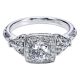 Gabriel 14 Karat Victorian Engagement Ring ER5437W44JJ