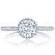 Tacori HT254715RD65 18 Karat Petite Crescent Engagement Ring