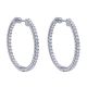Gabriel Fashion 14 Karat Hoops Classic Earrings EG10392W44JJ
