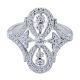 Gabriel Fashion 14 Karat Victorian Ladies' Ring LR4496W45JJ