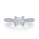 Tacori 2645PR512 18 Karat Classic Crescent Engagement Ring