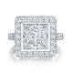 HT2614PR9 Platinum Tacori RoyalT Engagement Ring