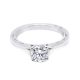 Simply Tacori Platinum Diamond Solitaire Engagement Ring 50RD6