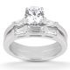 Taryn Collection Platinum Diamond Engagement Ring TQD A-001
