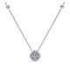 Gabriel Fashion 14 Karat Clustered Diamonds Chain Necklace NK4959W44JJ