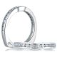 A.JAFFE Signature 14 Karat Diamond Wedding Ring MRS228 / 43