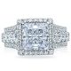 HT2613PR85 Platinum Tacori RoyalT Engagement Ring
